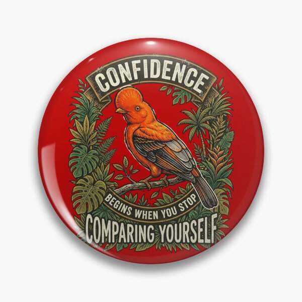 Item preview, Andean Cock of the Rock Confidence Begins When You Stop Comparing Yourself designed and sold by Max Store.