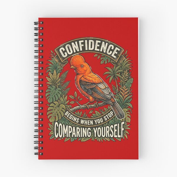Item preview, Andean Cock of the Rock Confidence Begins When You Stop Comparing Yourself designed and sold by Max Store.