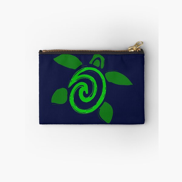 Item preview, Green Tribal Sea Turtle Spiral - Polynesian Honu Ocean Art designed and sold by ibrahimgawad.