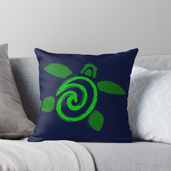 Item preview, Green Tribal Sea Turtle Spiral - Polynesian Honu Ocean Art designed and sold by ibrahimgawad.