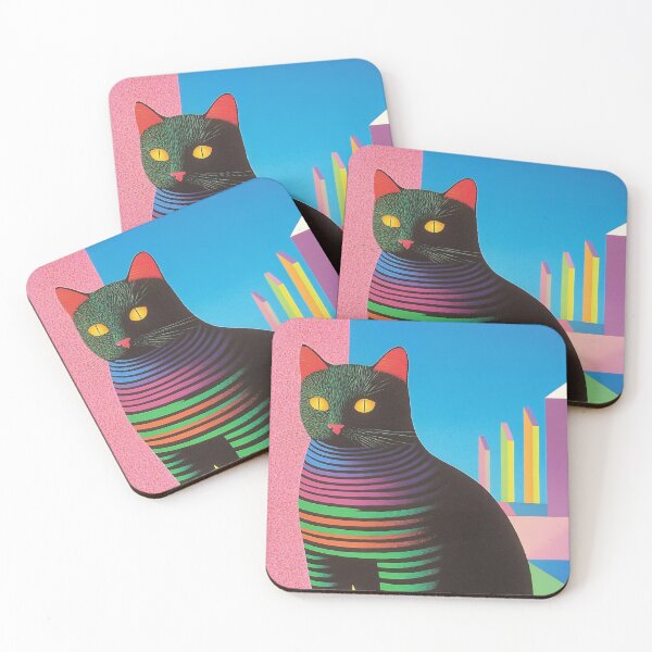 Item preview, Black Cat Pop Art designed and sold by Design Atlas.