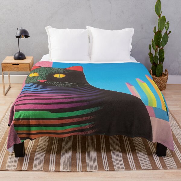 Item preview, Black Cat Pop Art designed and sold by Design Atlas.