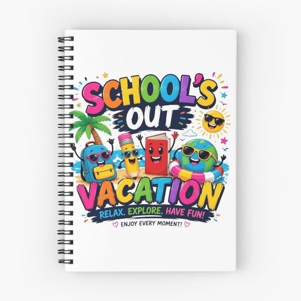 Item preview, School's Out Vacation Relax Explore Have Fun Summer Design designed and sold by M'artes .