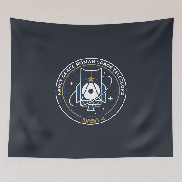 Item preview, Nancy Grace Roman Space Telescope NASA Mission Patch Astronomy Emblem designed and sold by KiwiRider.