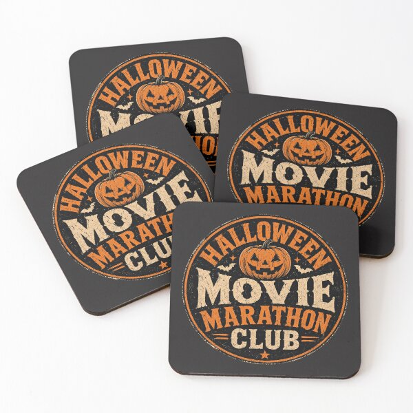 Item preview, Halloween Movie Marathon Club – Vintage Spooky Season Design designed and sold by TheStephanieRome.