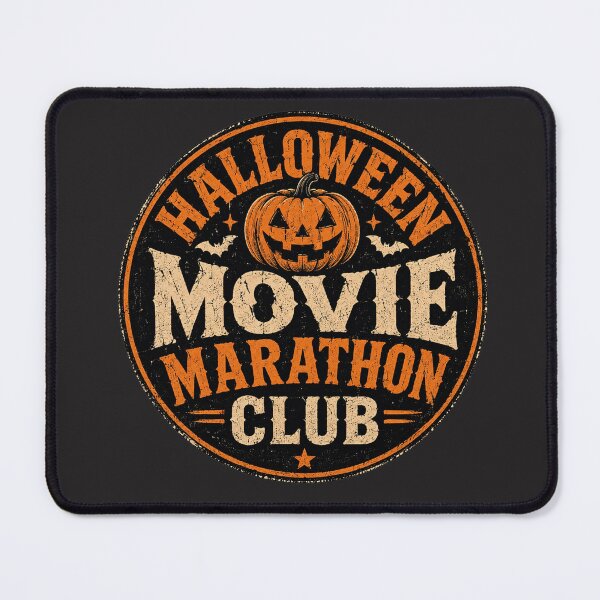 Item preview, Halloween Movie Marathon Club – Vintage Spooky Season Design designed and sold by TheStephanieRome.