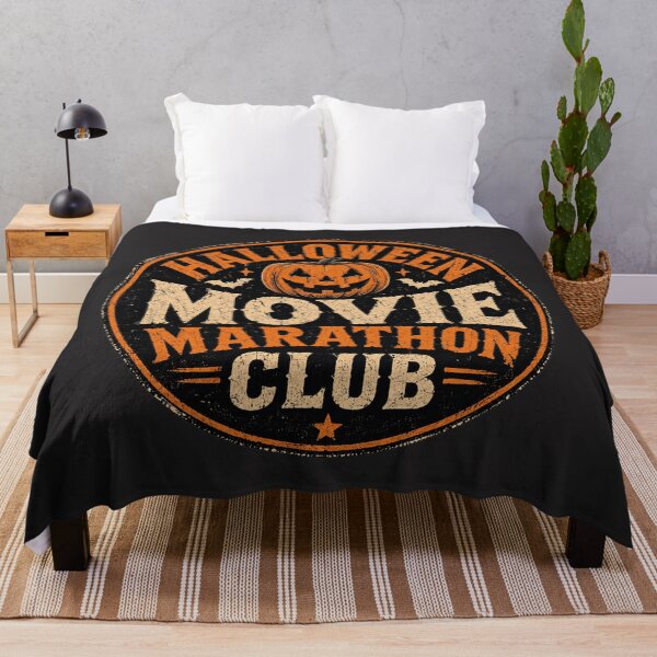 Item preview, Halloween Movie Marathon Club – Vintage Spooky Season Design designed and sold by TheStephanieRome.