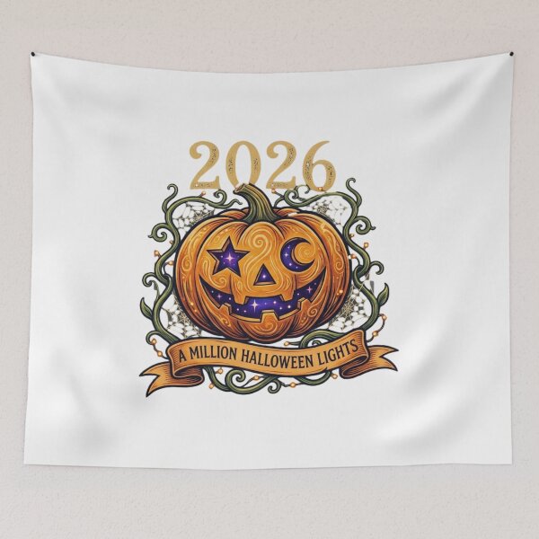 Item preview, Vintage Celestial Pumpkin & Vines Halloween 2026 T-Shirt Graphic designed and sold by To Ni.