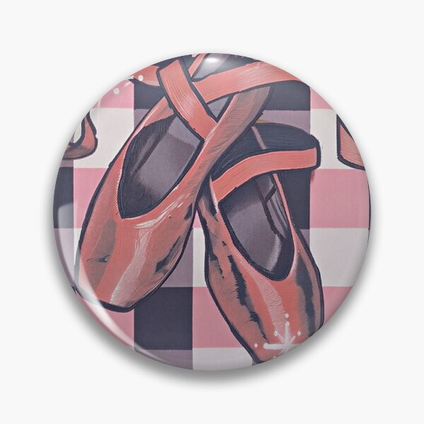 Item preview, Pink Ballet Slippers on Plaid designed and sold by Hearthuestudios.