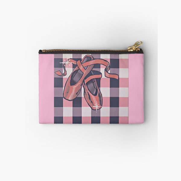 Item preview, Pink Ballet Slippers on Plaid designed and sold by Hearthuestudios.