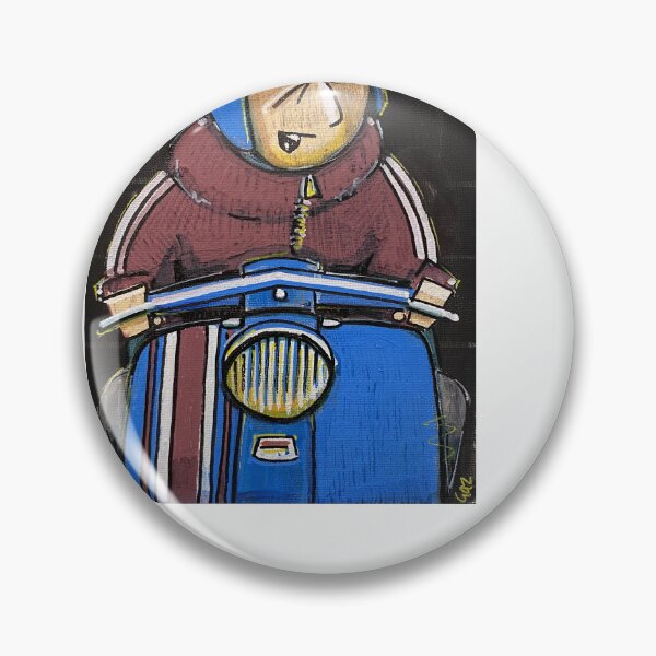 Item preview, Classic Scooter | Vintage Scooter Riders | Retro Mod Inspired Art designed and sold by GWARTGB.