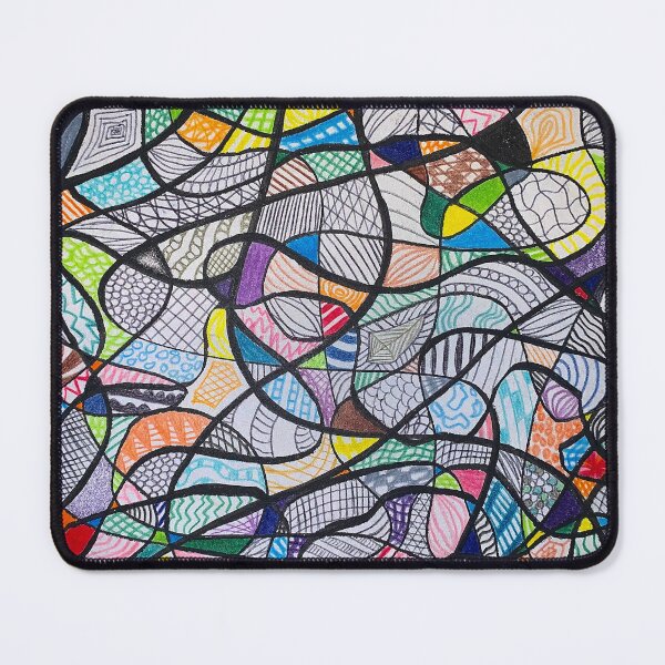 Item preview, colorful scribbles designed and sold by HeART1234.