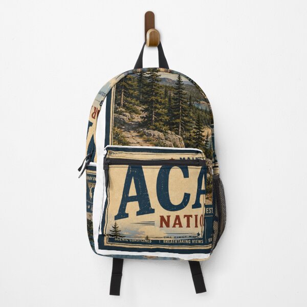 Item preview, Acadia National Park Vintage Travel Poster | Maine, USA designed and sold by SlanPOD.