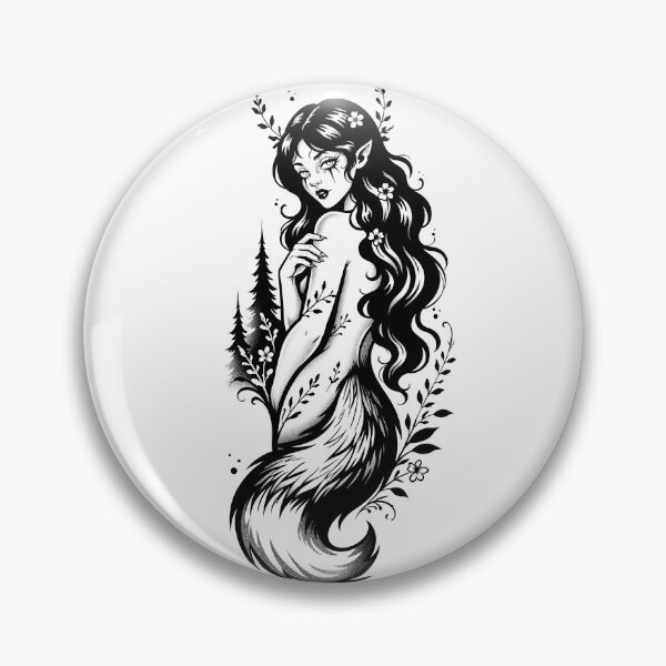 Item preview, Huldra - Dark Norse Tattoo designed and sold by feedmykraken.