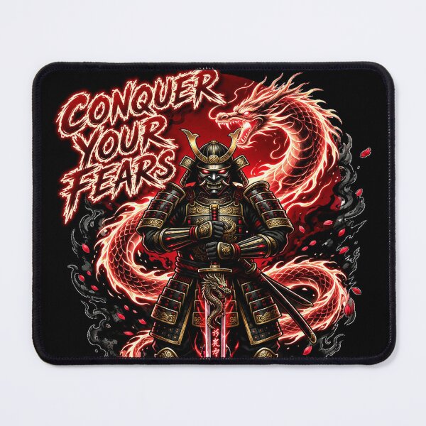 Item preview, Copy of Conquer Your Fears Samurai Dragon Warrior -2 designed and sold by Elite-Store66.
