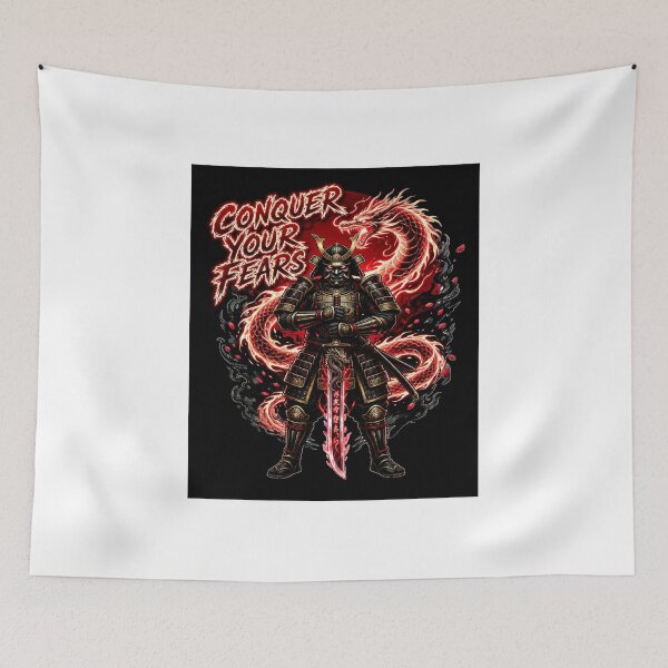 Item preview, Copy of Conquer Your Fears Samurai Dragon Warrior -2 designed and sold by Elite-Store66.