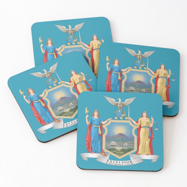 Item preview, New York State Coat of Arms | Official New York State Seal Crest designed and sold by ShabanMerch.