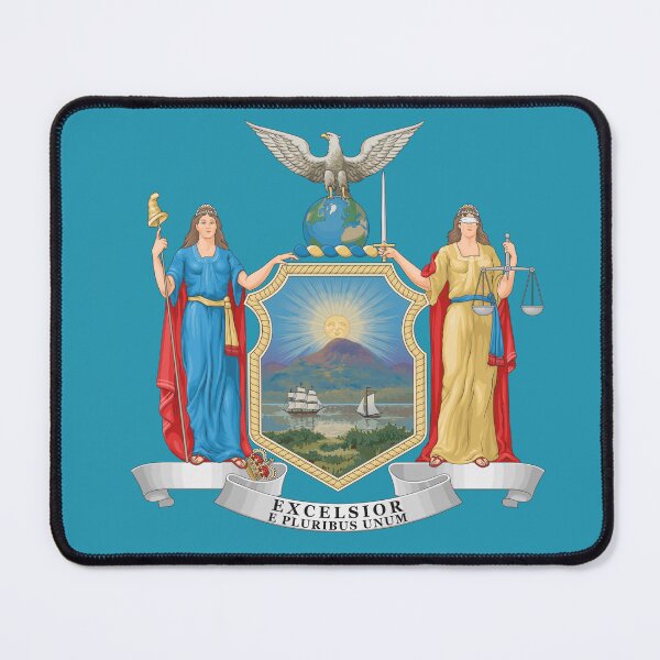 Item preview, New York State Coat of Arms | Official New York State Seal Crest designed and sold by ShabanMerch.