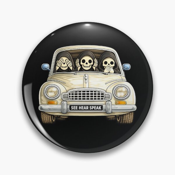 Item preview, Grim reaper's see,hear,speak,no evil car designed and sold by JamesDunican.