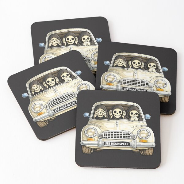 Item preview, Grim reaper's see,hear,speak,no evil car designed and sold by JamesDunican.