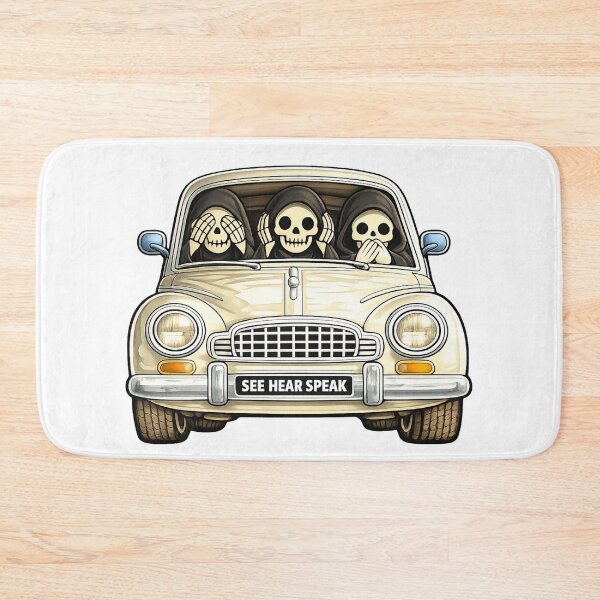 Item preview, Grim reaper's see,hear,speak,no evil car designed and sold by JamesDunican.