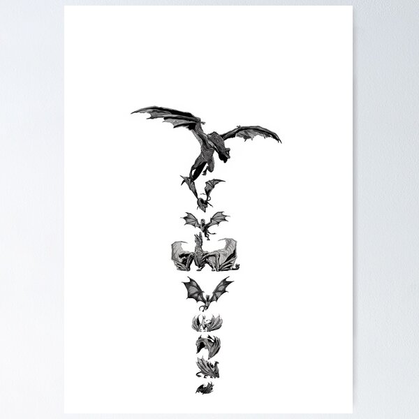 Item preview, black dragon designed and sold by Grind107.
