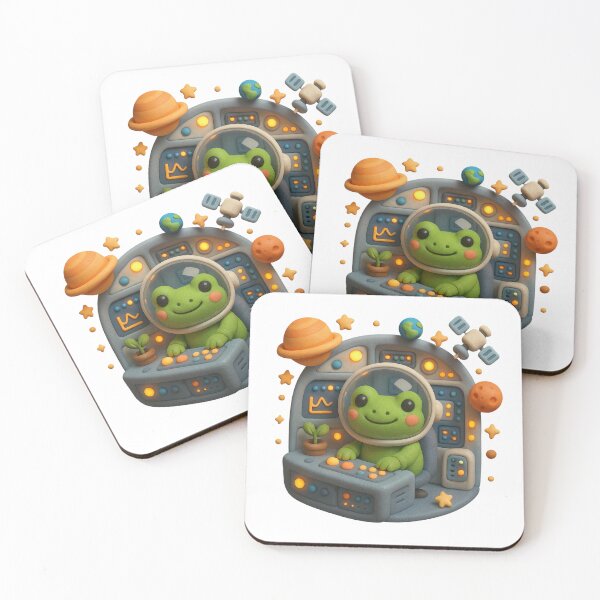Item preview, Frog in the Astronaut’s Chair designed and sold by FatmaAhmed90.