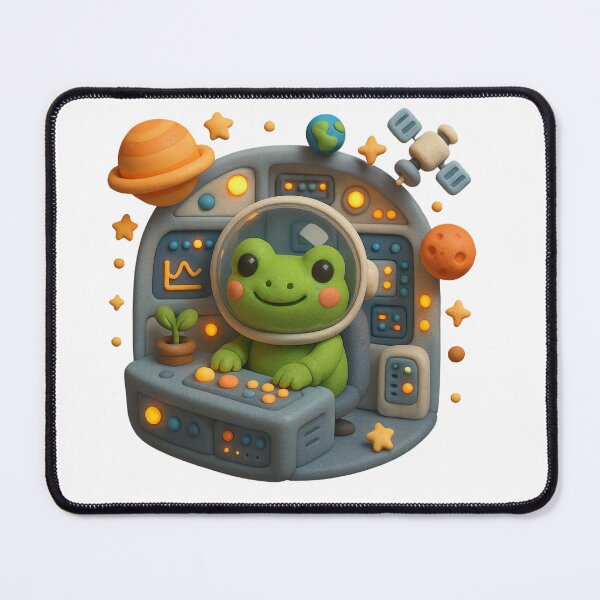 Item preview, Frog in the Astronaut’s Chair designed and sold by FatmaAhmed90.