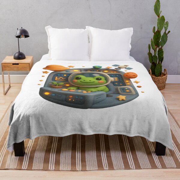 Item preview, Frog in the Astronaut’s Chair designed and sold by FatmaAhmed90.