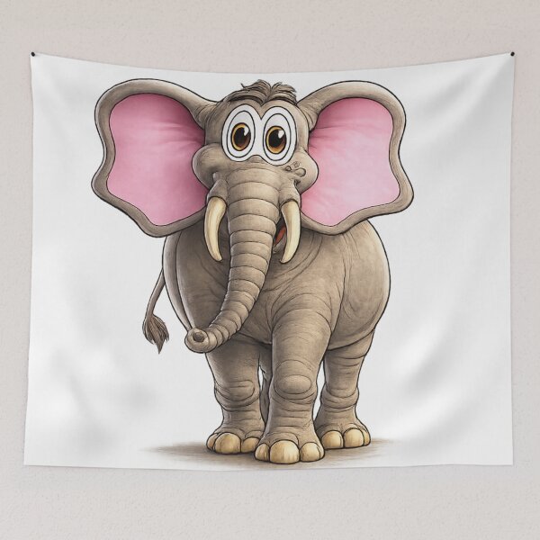 Item preview, Cartoon Elephant designed and sold by Scott Hayes.