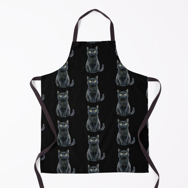 Item preview, Charming Black Cat with Bright Eyes designed and sold by Hillonmary.