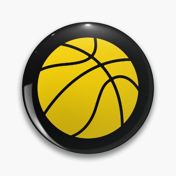 Item preview, Minimalist Gold Basketball Graphic designed and sold by pattern-archive.