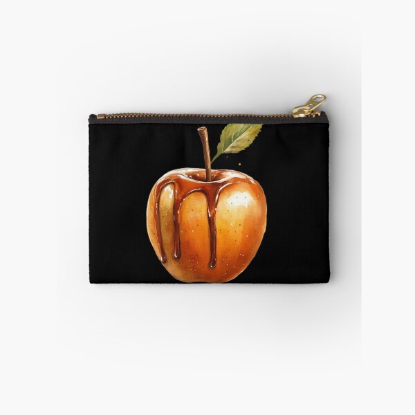Item preview, Caramel Drizzled Apple on Dark Background designed and sold by Hillonmary.