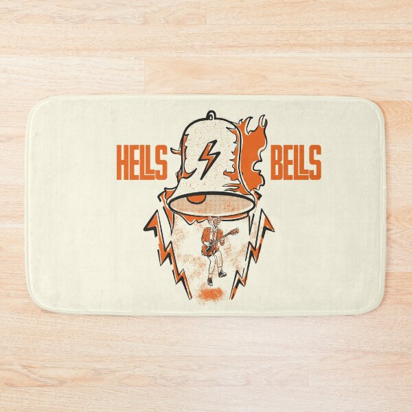Item preview, Vintage Hells Bells Skull Guitar Illustration designed and sold by beboplab.