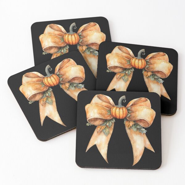 Item preview, Autumn Ribbon with Pumpkin Accent designed and sold by Hillonmary.