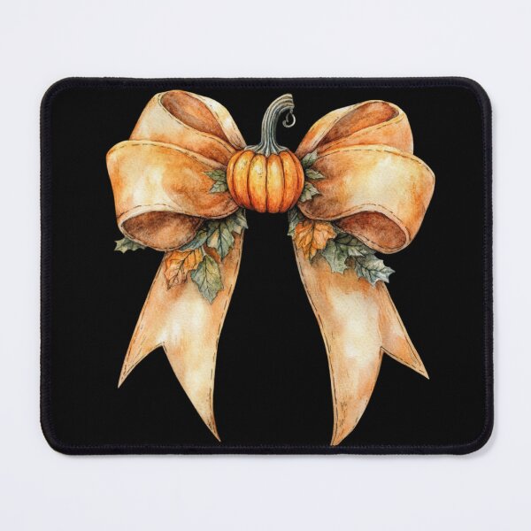 Item preview, Autumn Ribbon with Pumpkin Accent designed and sold by Hillonmary.