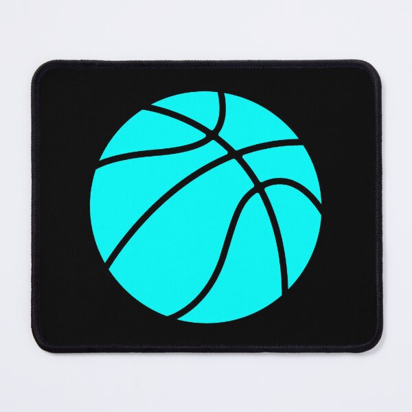 Item preview, Minimalist Cyan Basketball Graphic designed and sold by pattern-archive.