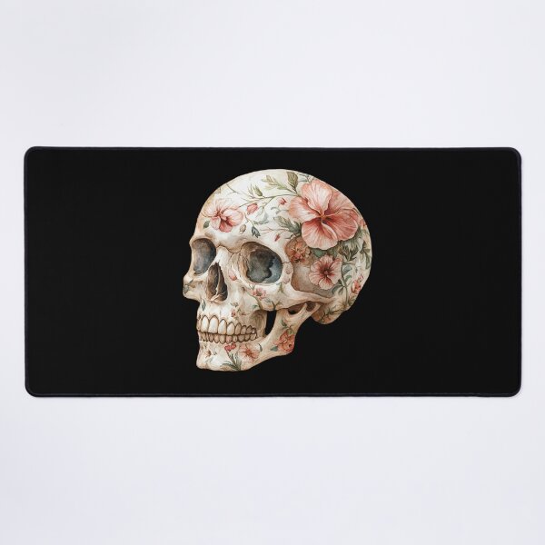 Item preview, Floral Patterned Human Skull designed and sold by Hillonmary.