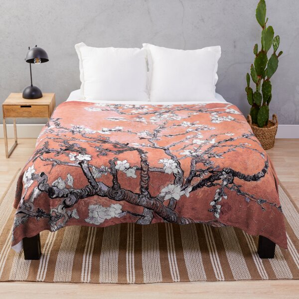 Item preview, Vincent Van Gogh almond blossom deep peach designed and sold by PureVintageLove.