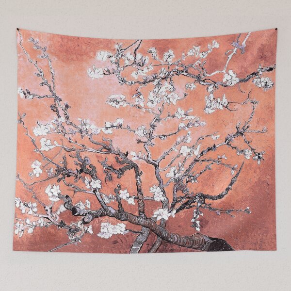 Aperçu de l'œuvre Vincent Van Gogh, fleur d'amandier, pêche profonde créée et vendue par PureVintageLove.
