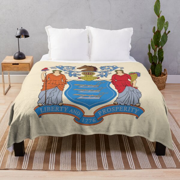 Item preview, New Jersey State Coat of Arms | Official New Jersey State Seal Crest designed and sold by ShabanMerch.