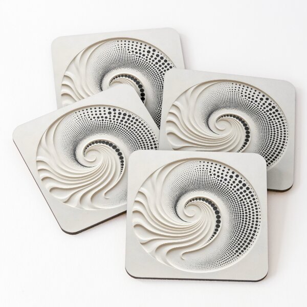 Item preview, Mesmerizing Spiral Design in Black and White  designed and sold by Vicky Brago-Mitchell®.