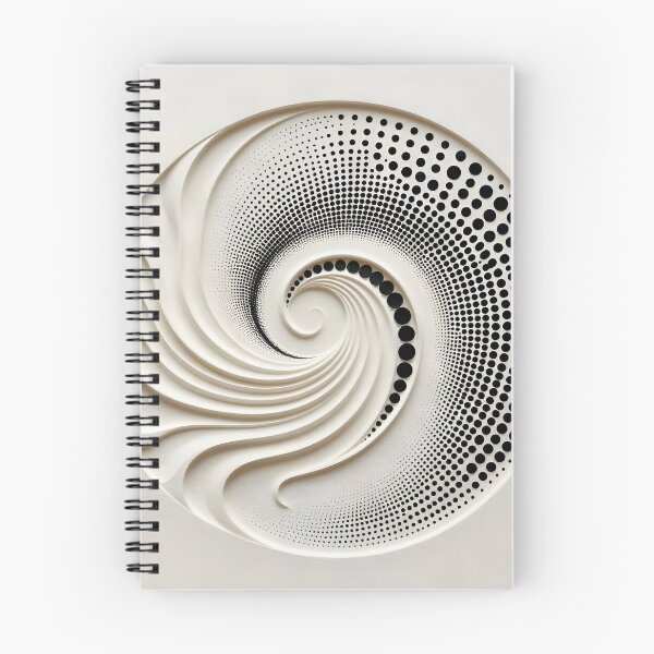 Item preview, Mesmerizing Spiral Design in Black and White  designed and sold by Vicky Brago-Mitchell®.