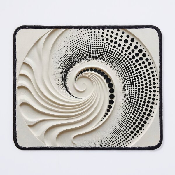 Item preview, Mesmerizing Spiral Design in Black and White  designed and sold by Vicky Brago-Mitchell®.