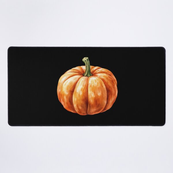 Item preview, Vibrant Pumpkin on Black Background designed and sold by Hillonmary.