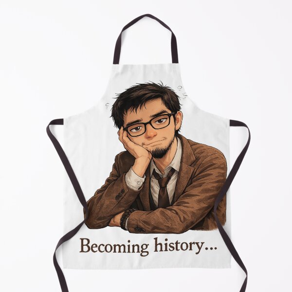 Item preview, Becoming History Cute Anime Teacher Guy Art designed and sold by RaulWeirdAndFun.