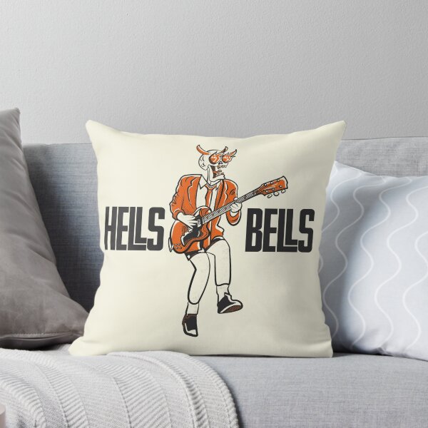 Item preview, Vintage Hells Bells Skull Guitar Illustration designed and sold by beboplab.