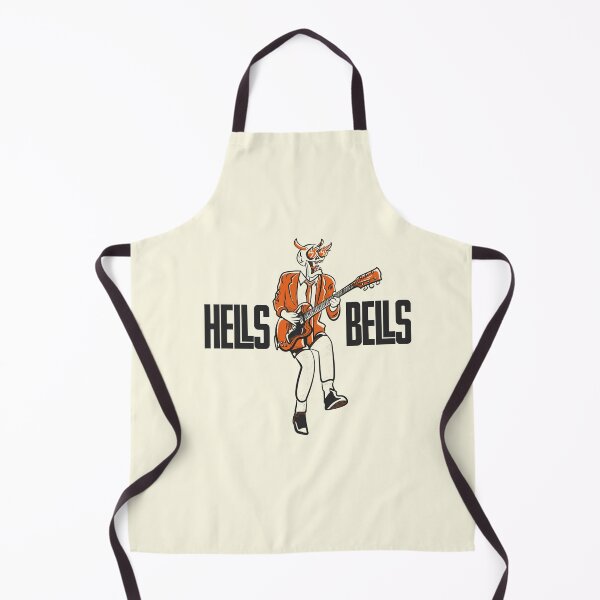 Item preview, Vintage Hells Bells Skull Guitar Illustration designed and sold by beboplab.
