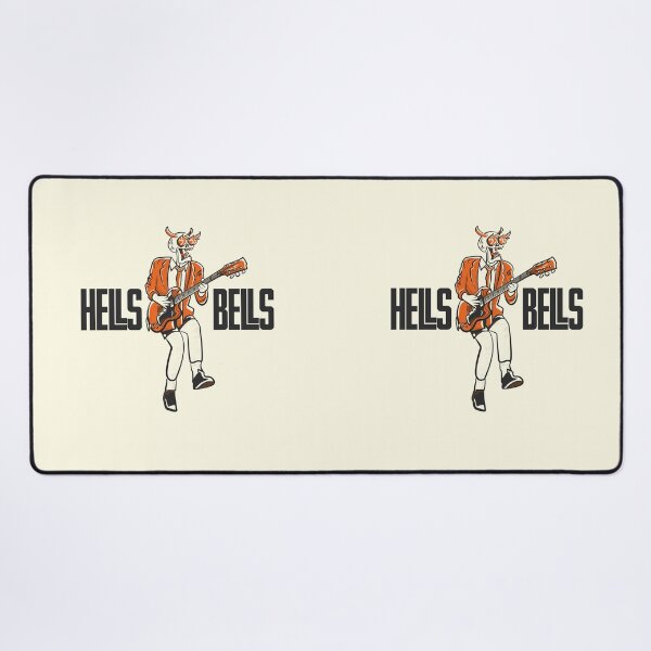 Item preview, Vintage Hells Bells Skull Guitar Illustration designed and sold by beboplab.