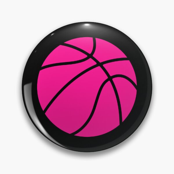 Item preview, Minimalist Hot Pink Basketball Graphic designed and sold by pattern-archive.